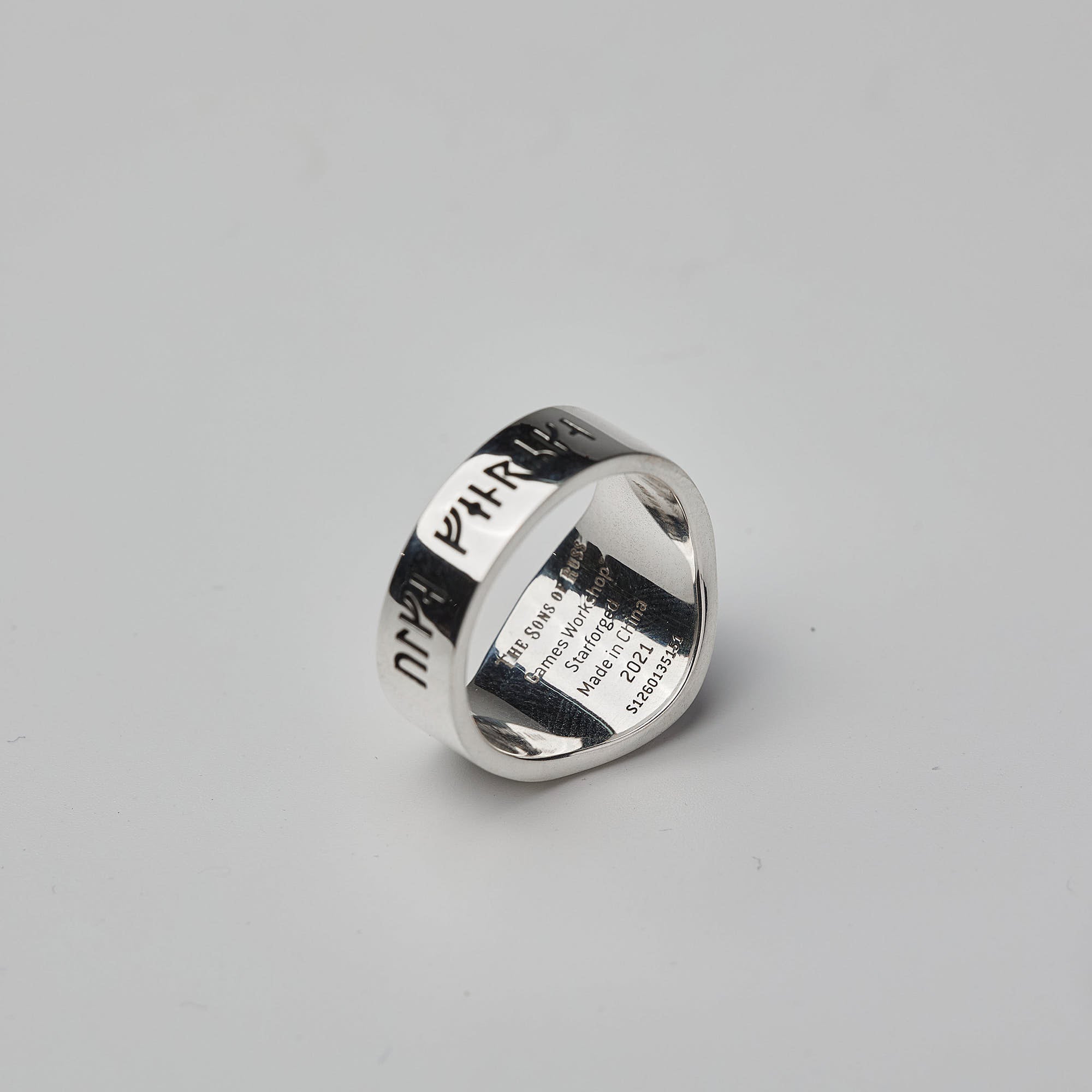Warhammer 40K Space Wolves Ring of Leman Russ Wolf King Memorial Ring Starforged